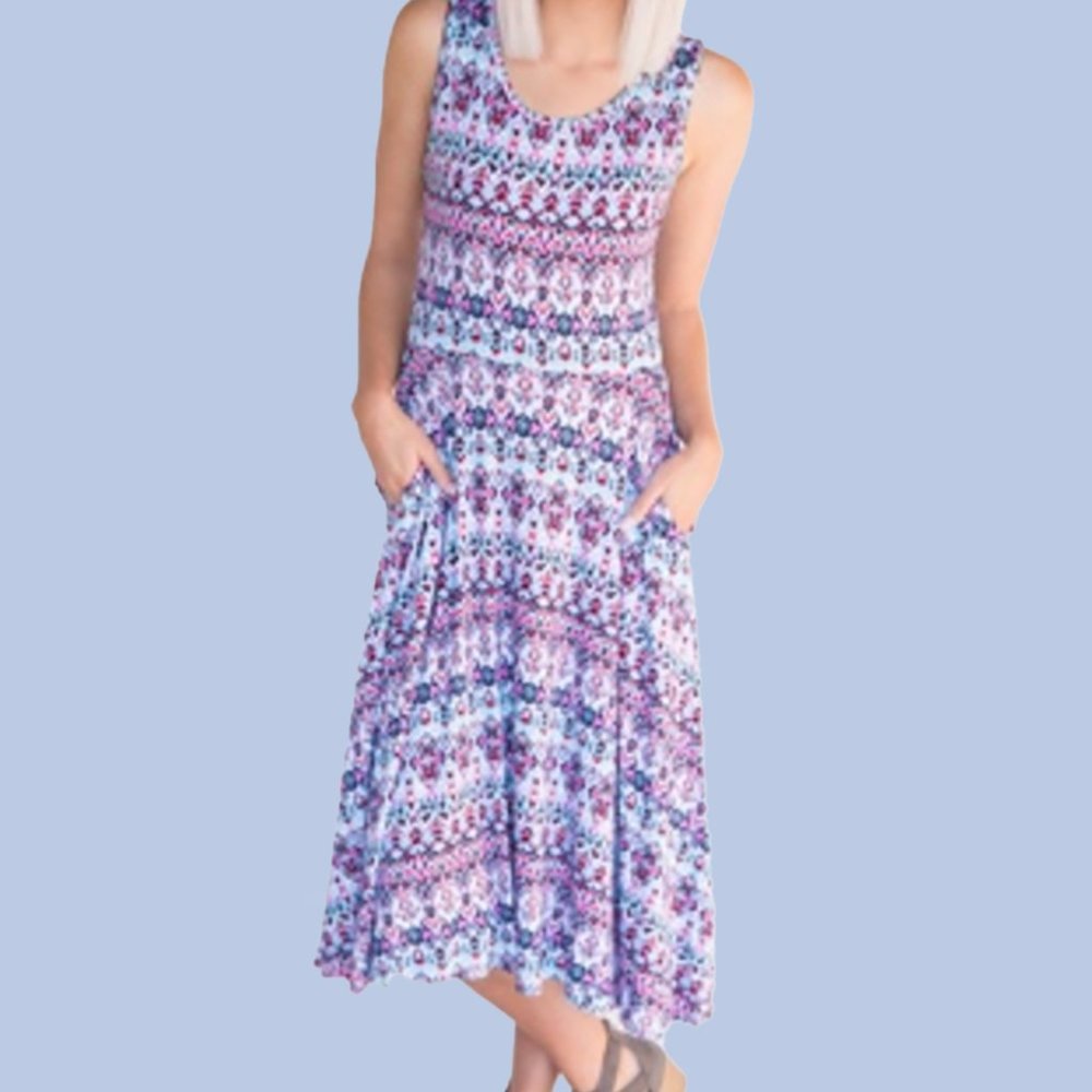 Agnes & Dora Angelou Dress Nostalgia on Neon NWT in Original Dust Bag XS